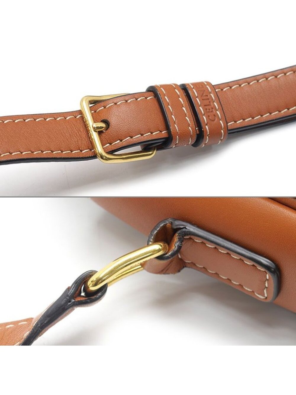 Celine Teen Triomphe Shoulder Bag with - Picture 8 of 10